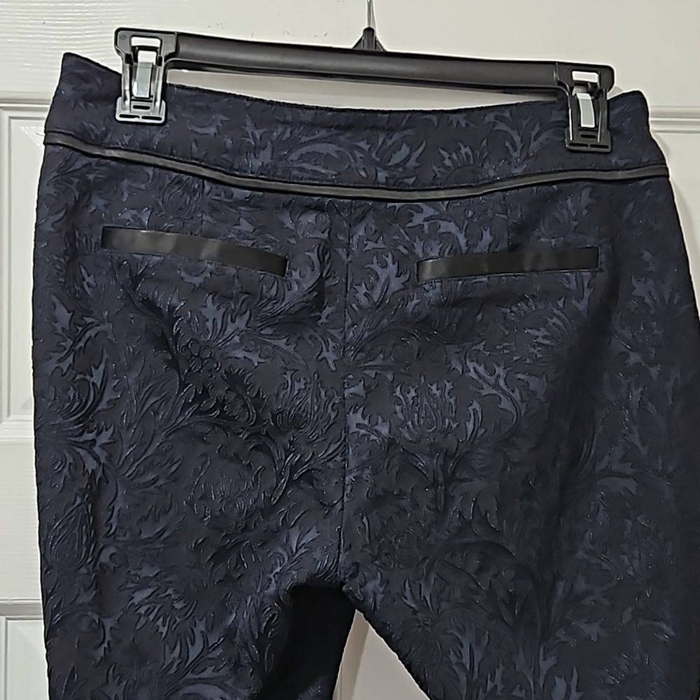 Cache Pantsuit Navy Blue Filigree Pattern - Picture 8 of 8